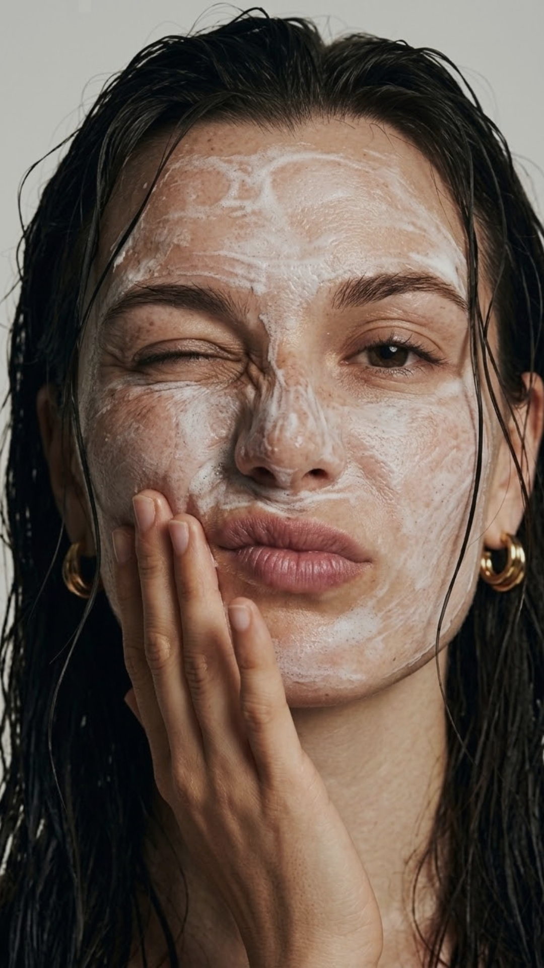 Nettoyant visage solide régulateur Fleurs de Jasmin- Anti-imperfections