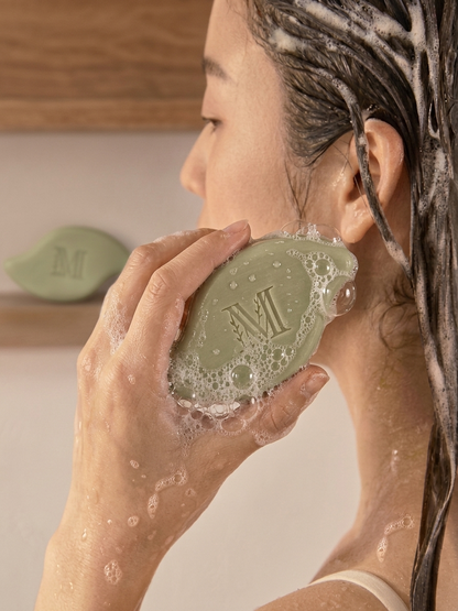 Shampoing solide régulateur sans sulfate - Anti Cheveux gras - fleurs de jasmin