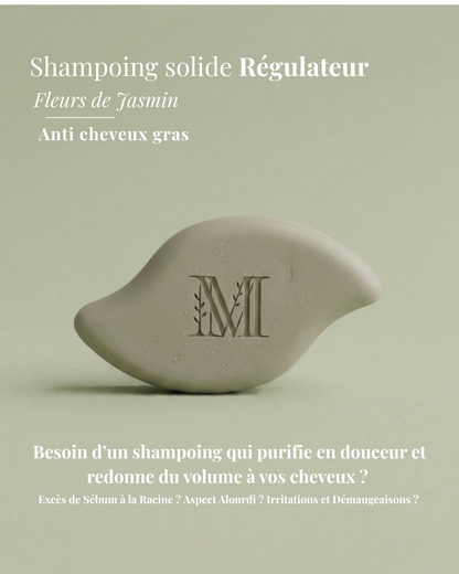 Shampooing-solide-sans-sulfate-anti-cheveux-gras-ultra-moussant-meilleur-marque-shampoing-solide-maison-marie-provence-cheveux-fins-demangeaisons-regulateur-puriifant-huile de romarin-argile-vert-naturel-bio-vegan-haircare-naturel