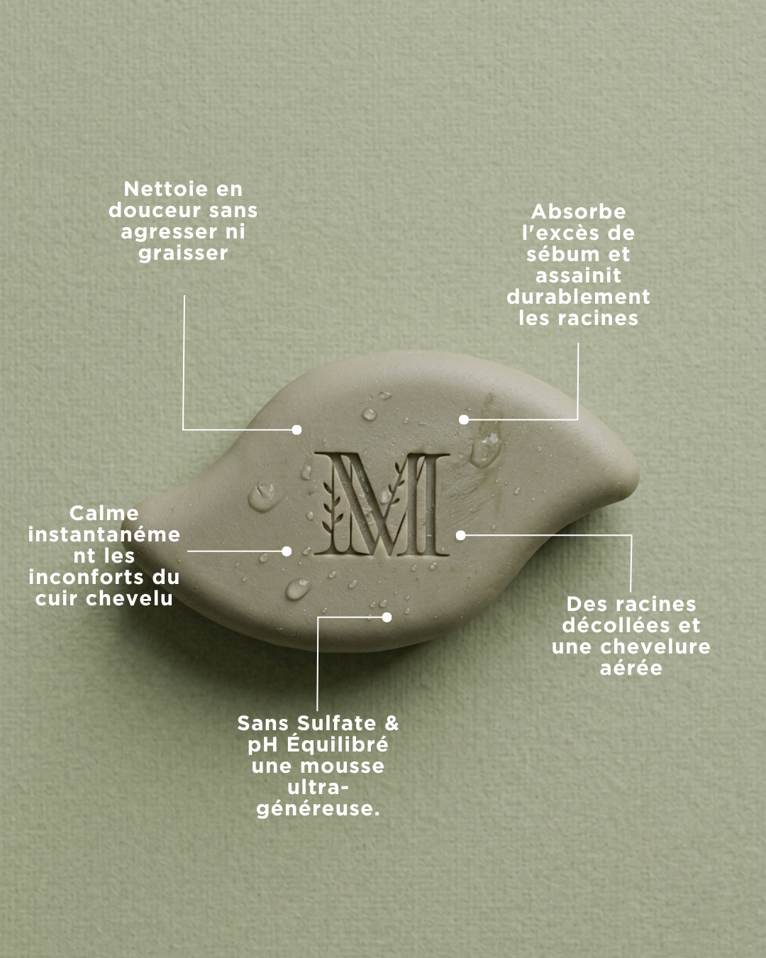 Shampooing-solide-sans-sulfate-anti-cheveux-gras-ultra-moussant-meilleur-marque-shampoing-solide-maison-marie-provence-cheveux-fins-demangeaisons-regulateur-puriifant-huile de romarin-argile-vert-naturel-bio-vegan-haircare-naturel