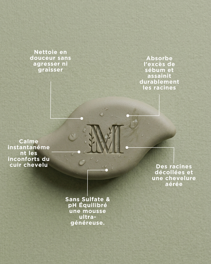 Shampooing-solide-sans-sulfate-anti-cheveux-gras-ultra-moussant-meilleur-marque-shampoing-solide-maison-marie-provence-cheveux-fins-demangeaisons-regulateur-puriifant-huile de romarin-argile-vert-naturel-bio-vegan-haircare-naturel
