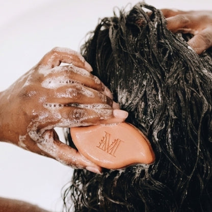Shampoing solide nourrissant sans sulfate - Orchidée- Anti cheveux secs